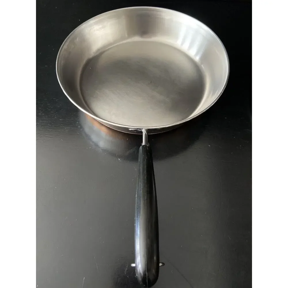 Vintage REVEREWARE 10” Copper Clad Fry Pan w/Lid